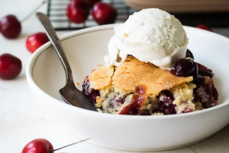 Easy Spring Cherry Cobbler Recipe