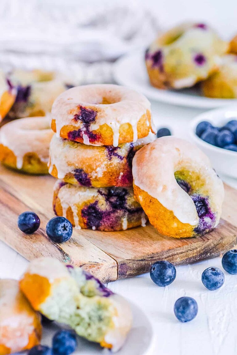 Easy Baked Blueberry Donuts Recipe