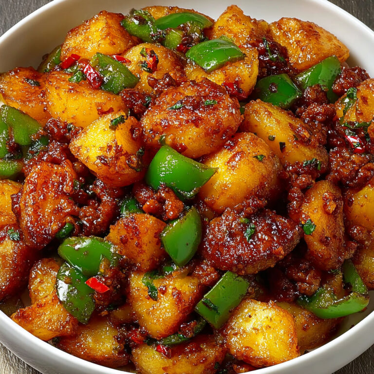 Easy Stir-fried Potatoes Minced Meat Recipe