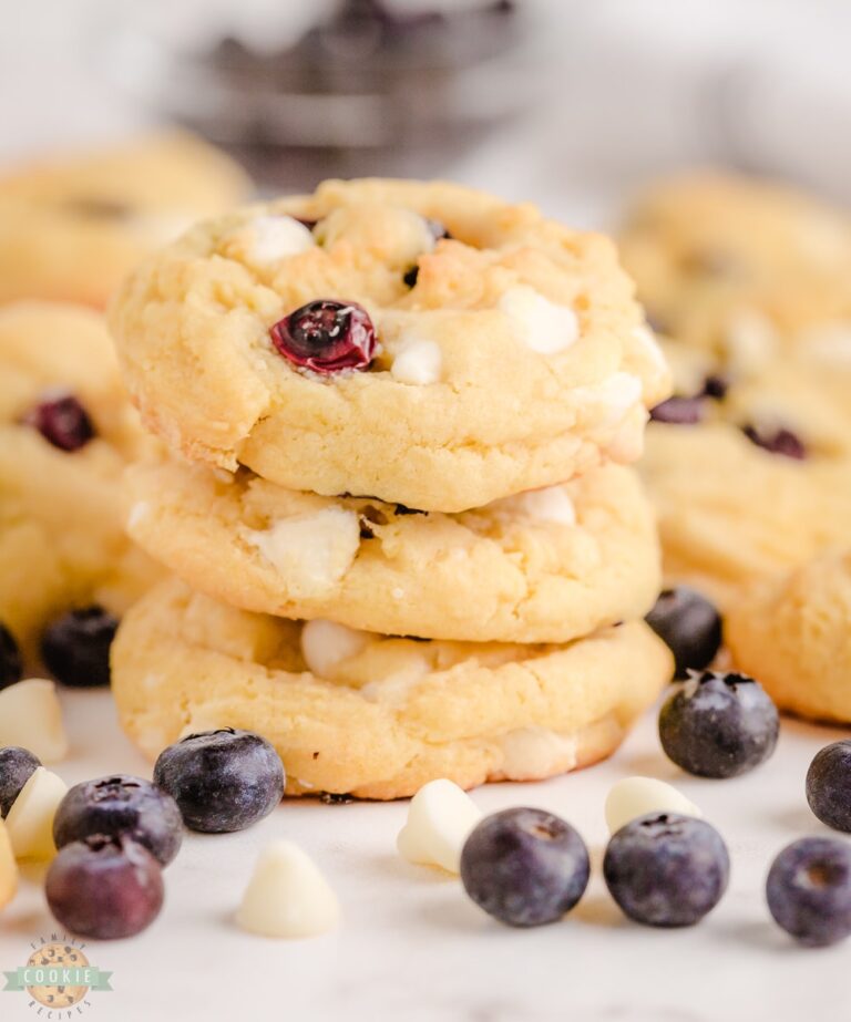 Best Blueberry White Chocolate Chip Cookies Recipe