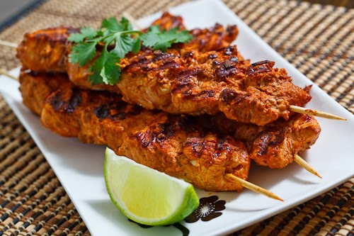 Easy Tandoori Chicken Tikka Skewers Recipe