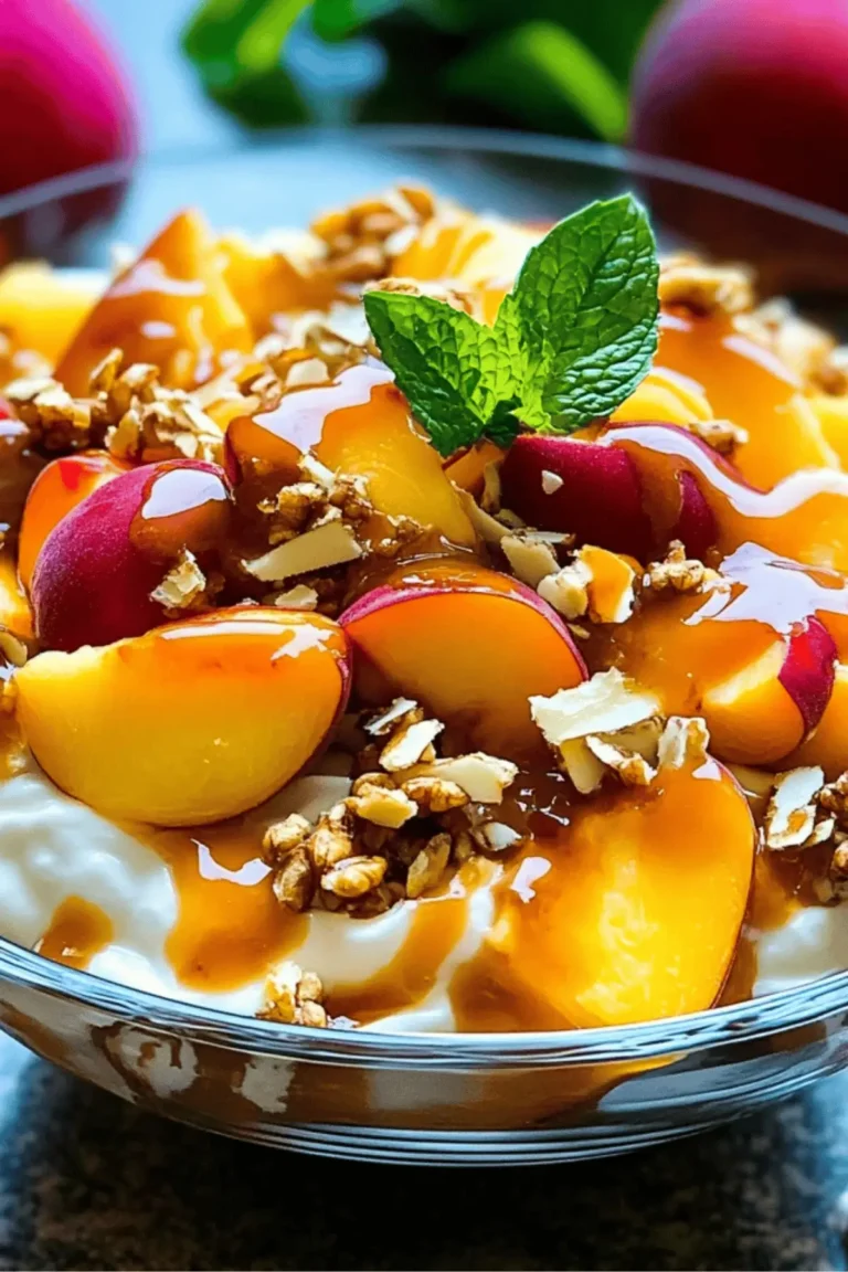 Quick Millionaire Peach Salad Recipe