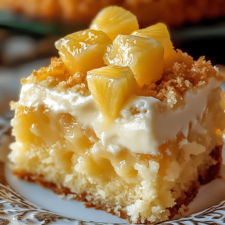 Easy Juicy Pineapple Heaven Cake Recipe