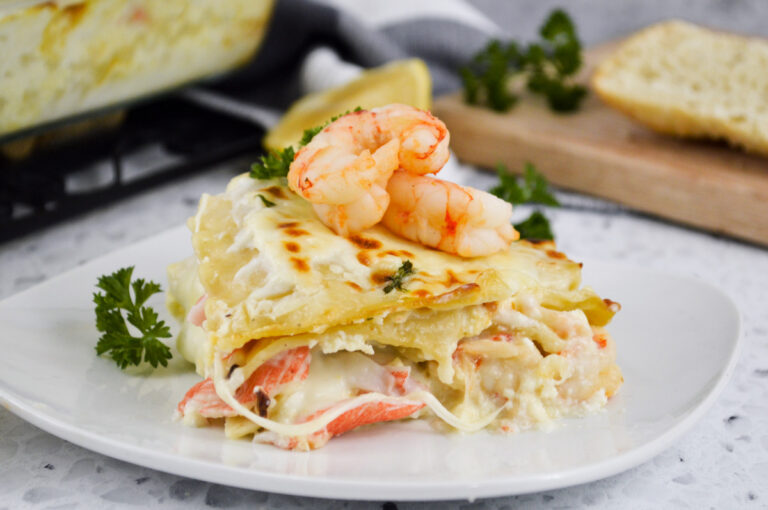 Quick Seafood Lasagna Shrimp Crab Recipe